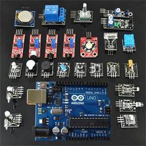 H029 Kit 24 Moduli e Sensori per Arduino con Scheda UNO r3 - KitResistors